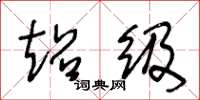 王冬龄超级草书怎么写