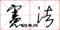 王冬龄宪法草书怎么写