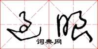 王冬龄过眼草书怎么写