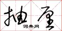 王冬龄抽厘草书怎么写