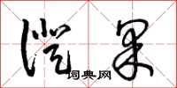 王冬龄证果草书怎么写