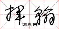 王冬龄挥翰草书怎么写
