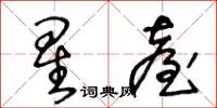 王冬龄星台草书怎么写