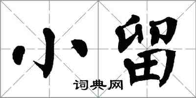 翁闿运小留楷书怎么写