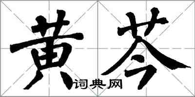 翁闿运黄芩楷书怎么写