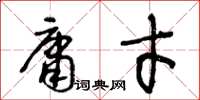 王冬龄庸才草书怎么写