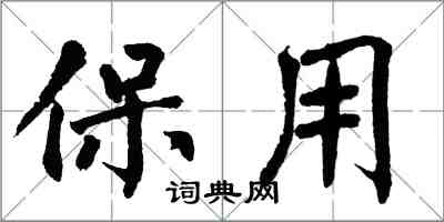 翁闿运保用楷书怎么写