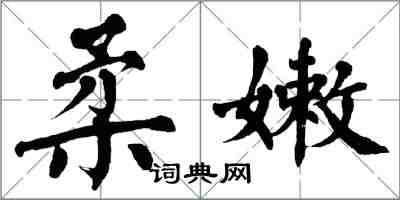 翁闿运柔嫩楷书怎么写