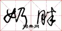 王冬龄奶胖草书怎么写