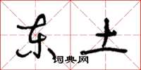 王冬龄东土草书怎么写