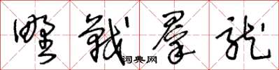 王冬龄野战群龙草书怎么写