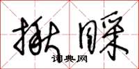 王冬龄揪睬草书怎么写
