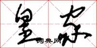 刘少英皇家草书怎么写