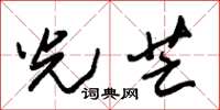 朱锡荣光芒草书怎么写