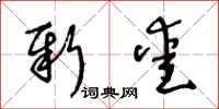 王冬龄新爱草书怎么写