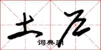 朱锡荣土户草书怎么写