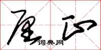 朱锡荣厘正草书怎么写
