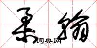 朱锡荣柔翰草书怎么写