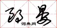 朱锡荣朗晏草书怎么写