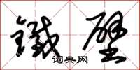 朱锡荣铁壁草书怎么写