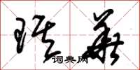 朱锡荣琪华草书怎么写