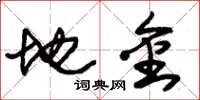 朱锡荣地金草书怎么写