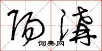 曾庆福阳沟草书怎么写