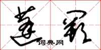 朱锡荣蓬阙草书怎么写