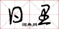 曾庆福日里草书怎么写