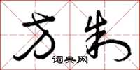 曾庆福方制草书怎么写