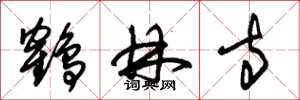 朱锡荣鹤林寺草书怎么写