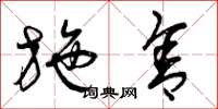 曾庆福施舍草书怎么写