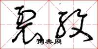 曾庆福裂纹草书怎么写