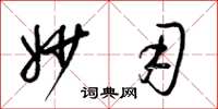 梁锦英妙用草书怎么写