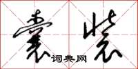 梁锦英囊装草书怎么写