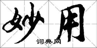 胡问遂妙用行书怎么写