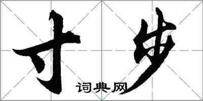胡问遂寸步行书怎么写