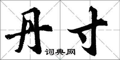 胡问遂丹寸行书怎么写