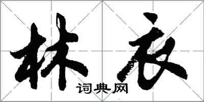 胡问遂林衣行书怎么写