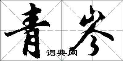 胡问遂青岑行书怎么写