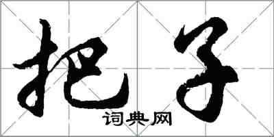 胡问遂把子行书怎么写