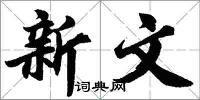 胡问遂新文行书怎么写