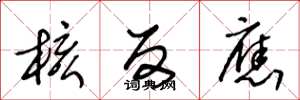 王冬龄核反应草书怎么写