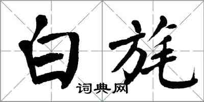 翁闿运白旄楷书怎么写