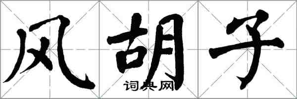翁闿运风胡子楷书怎么写