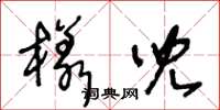 王冬龄样儿草书怎么写