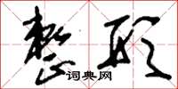 刘少英整形草书怎么写