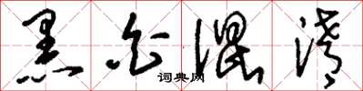 刘少英黑白混淆草书怎么写