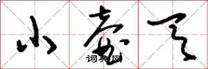 刘少英小壶天草书怎么写