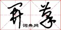 刘少英开笔草书怎么写